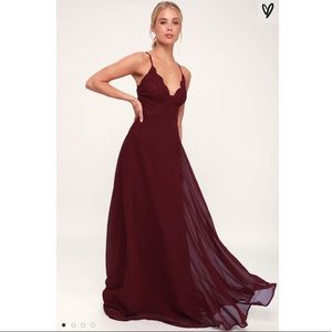 Lulu’s Burgundy Maxi Dress